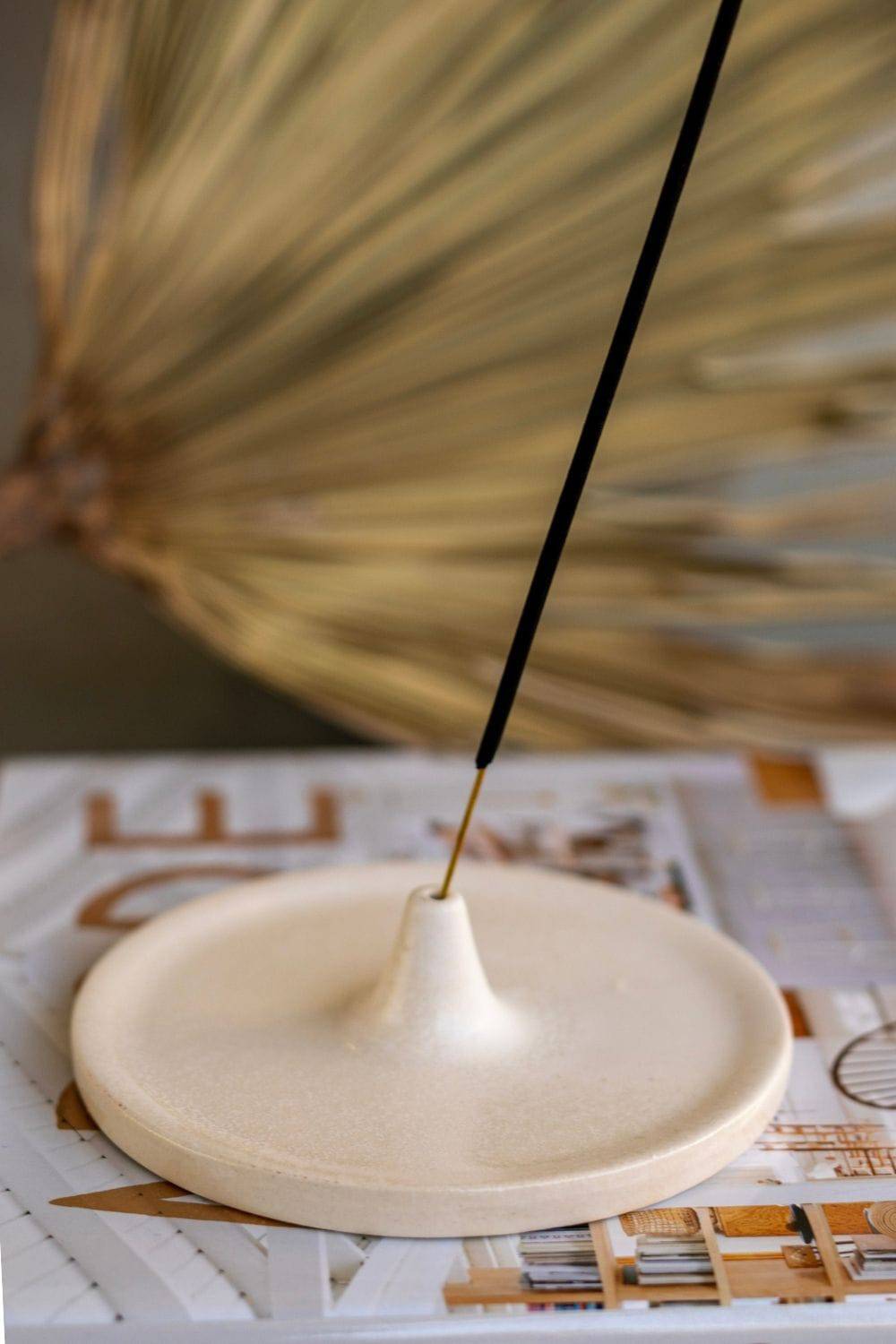 White Boho Incense Holder