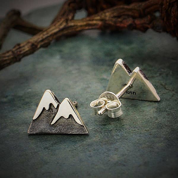 Mountain Earrings Studs