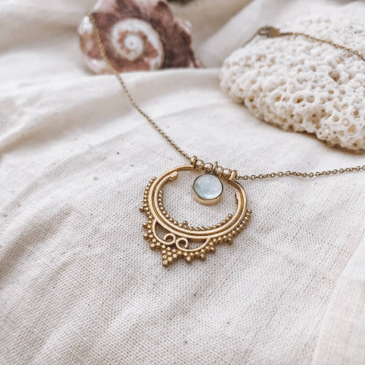 Luna Moonstone Necklace