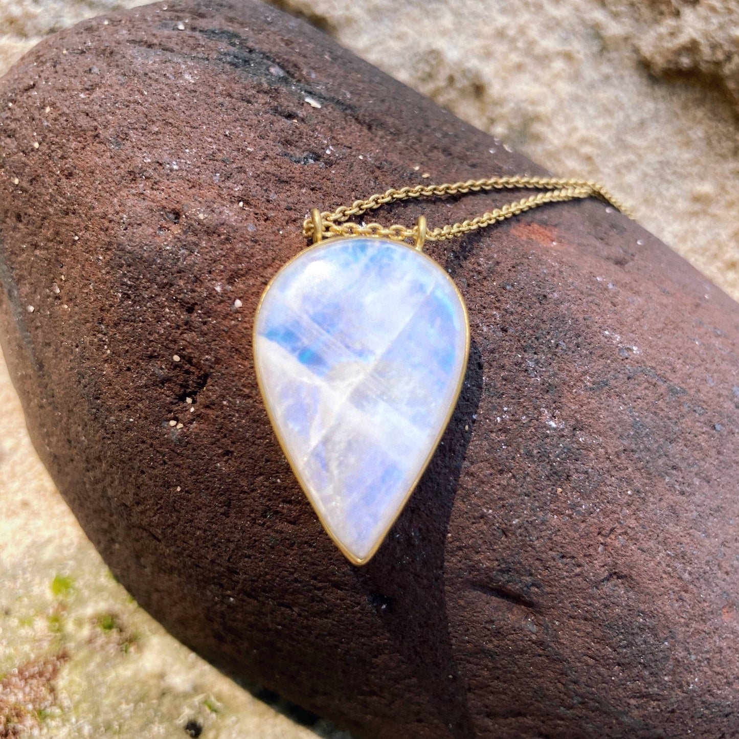 Moonstone Statement Necklace