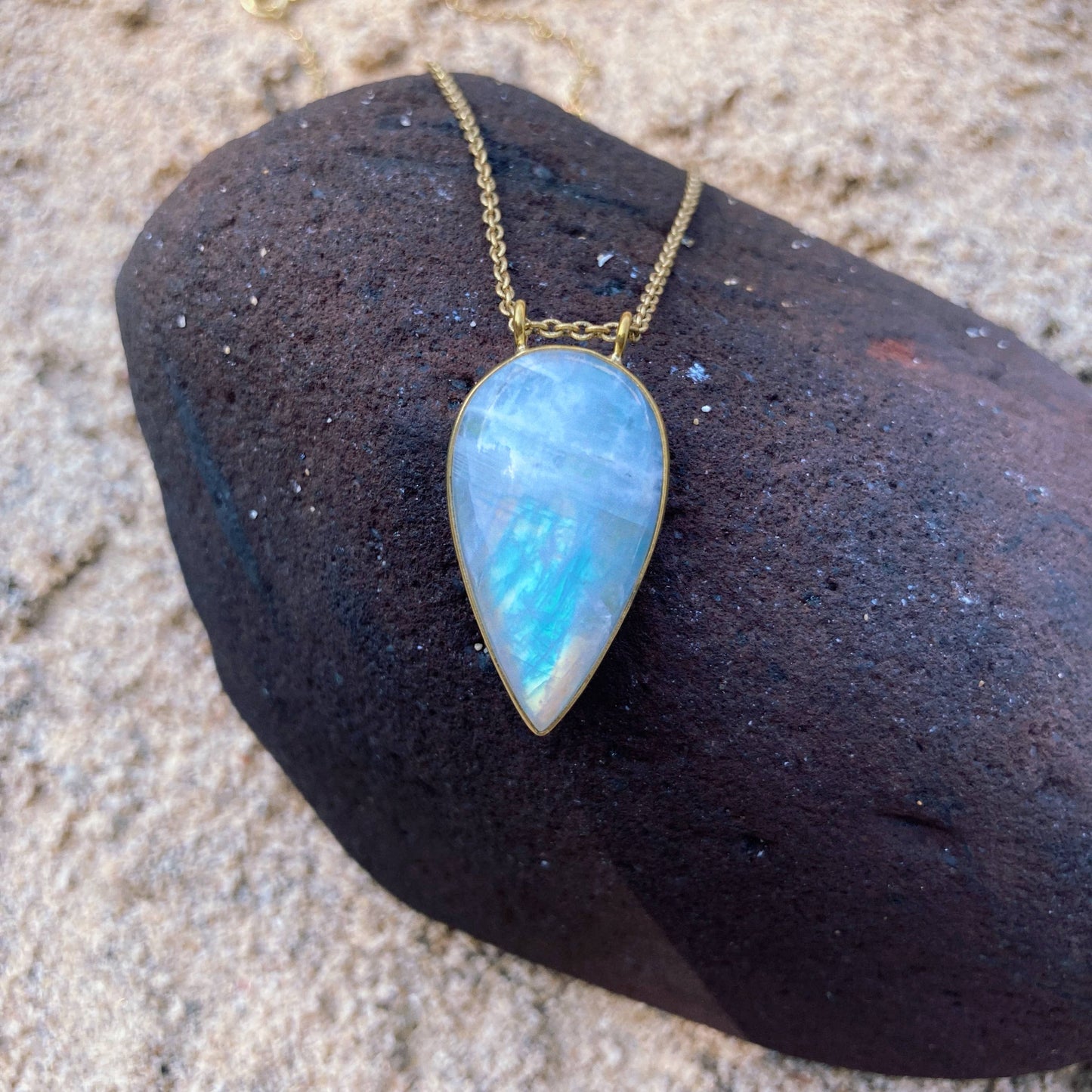 Moonstone Statement Necklace