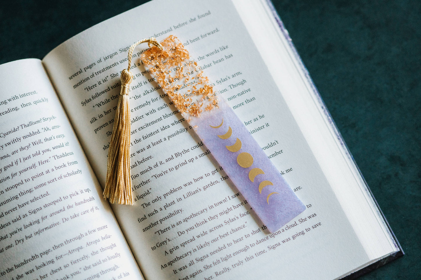 Resin Bookmark With Tassle