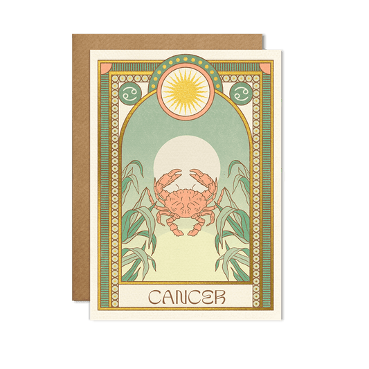 Cancer Zodiac Card