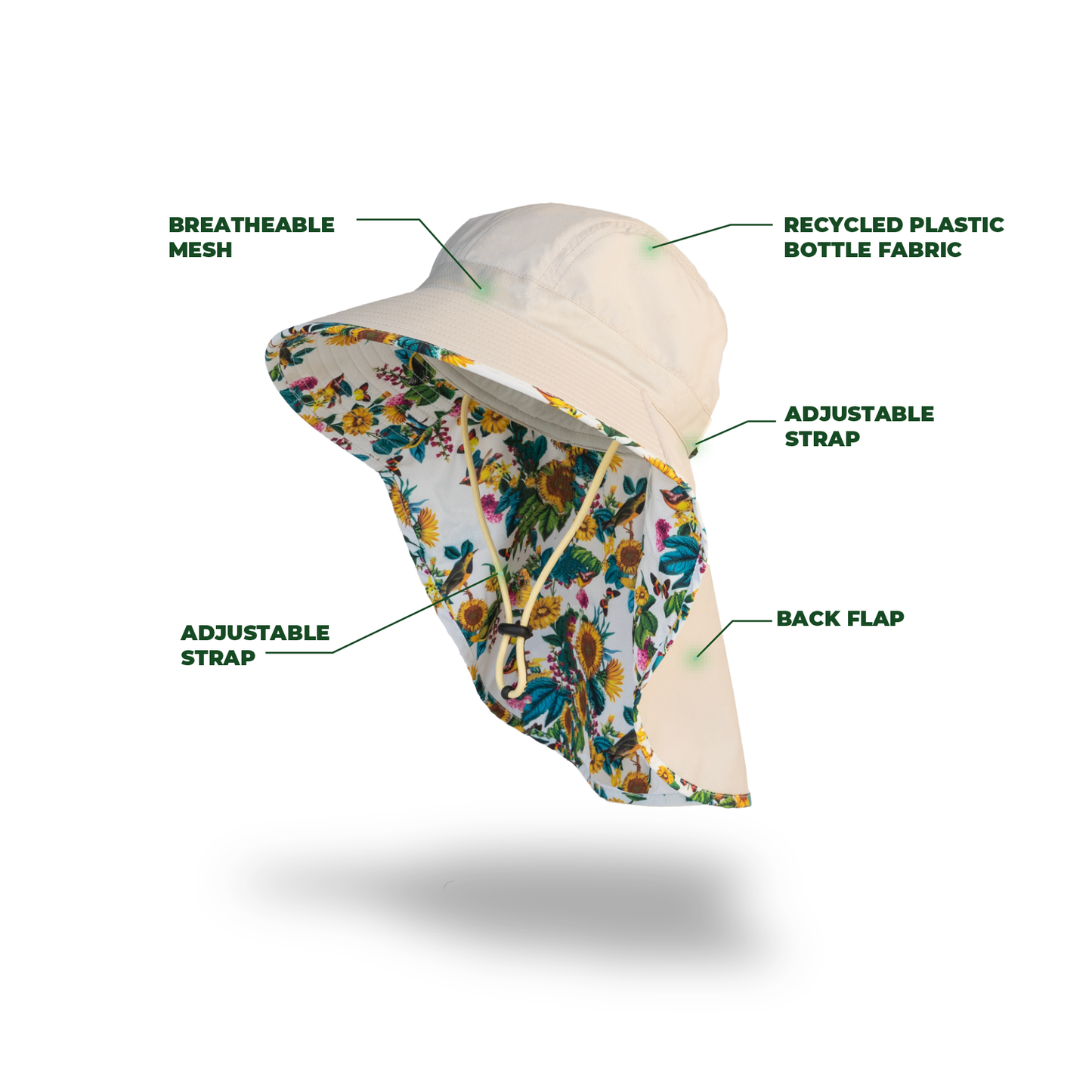 Sun Bucket Hat | Garden Flower