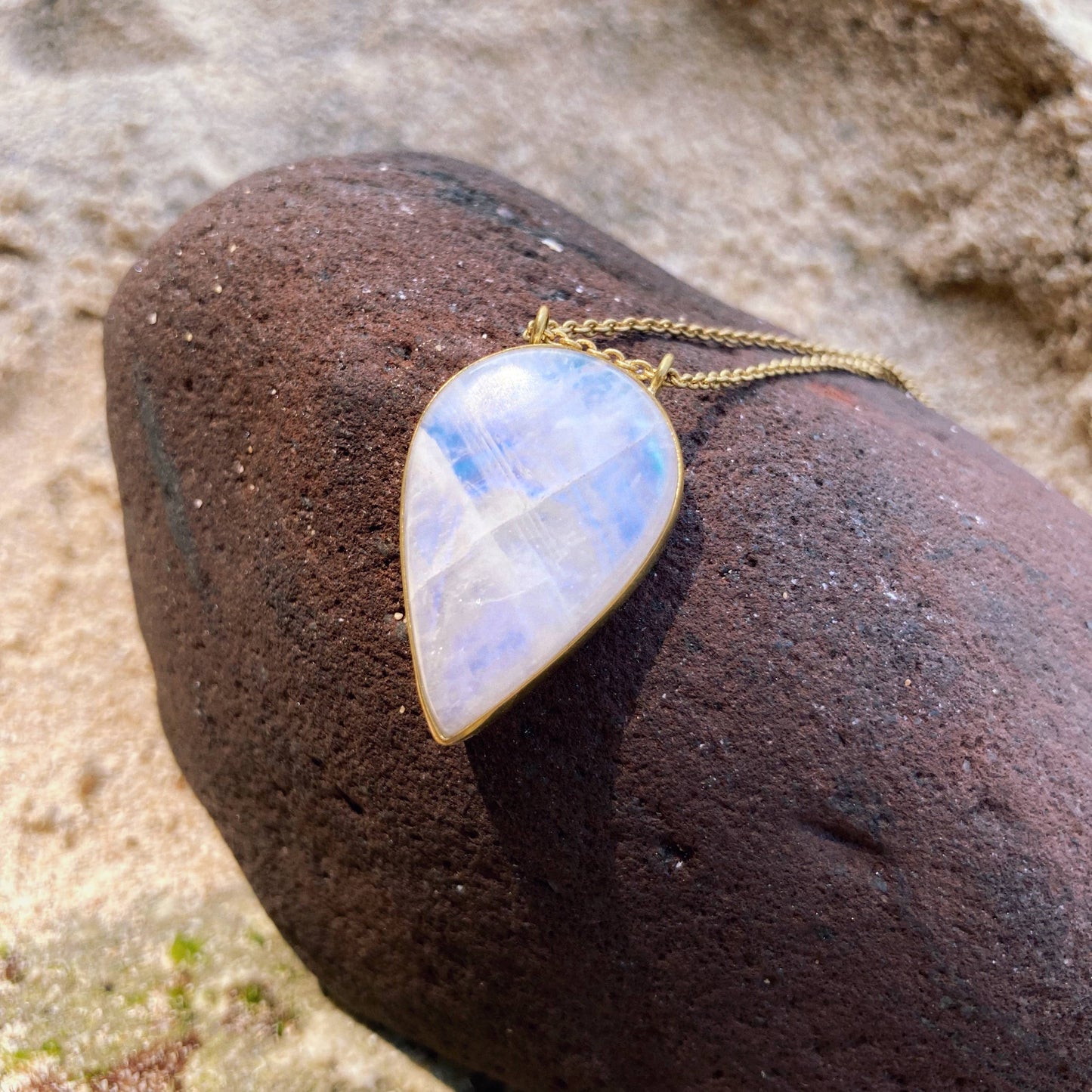 Moonstone Statement Necklace