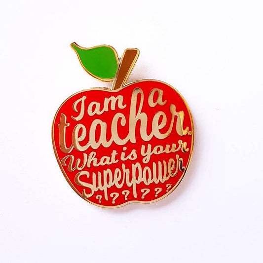 Apple Pin Teacher Appreciation