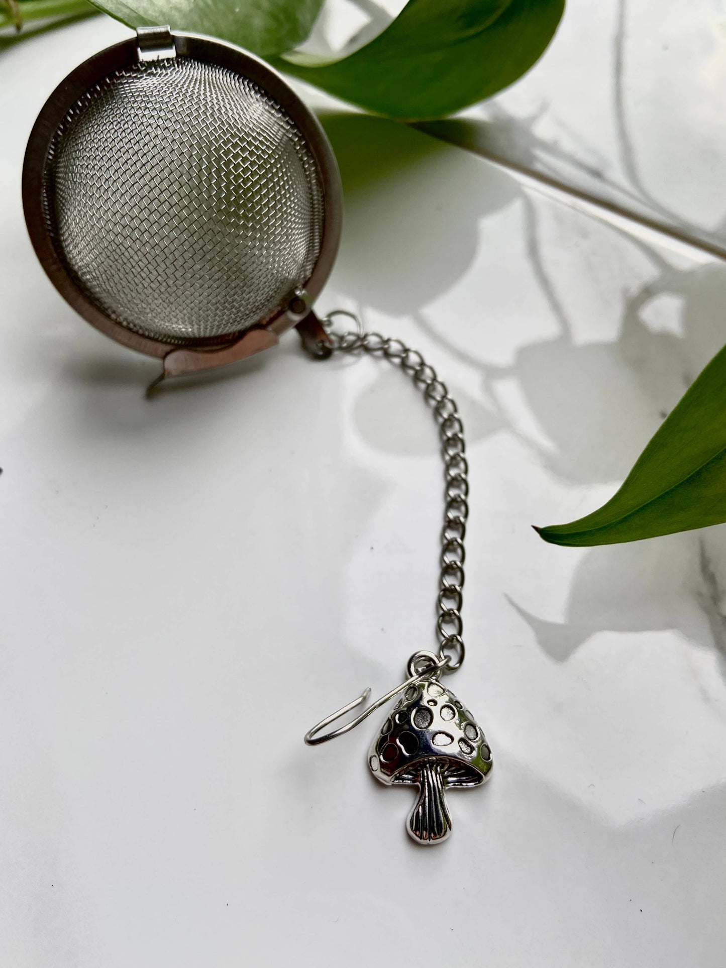 Tea Ball  | Silver Mushroom