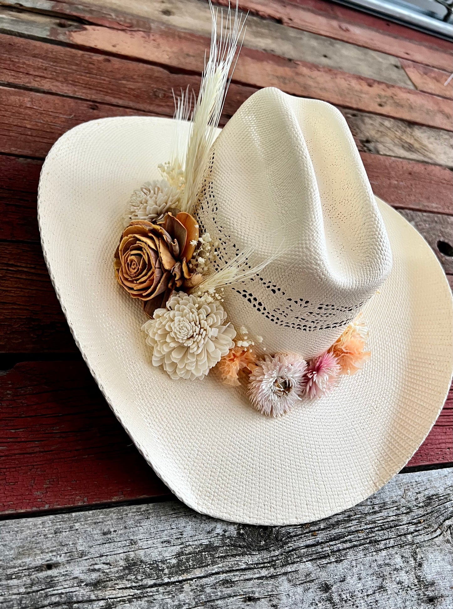 Floral Bozeman Style Cowboy Hat